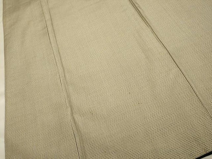 平和屋着物●本場縞大島紬　格子　正絹　逸品　DABF5793du