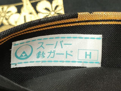 平和屋着物●六通柄袋帯　唐織　雪輪舞花文　金糸　鈴乃屋扱い　正絹　逸品　CAAW4699hy