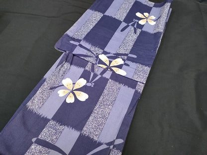 平和屋本店■浴衣 まとめて 3点 蜻蛉 花柄 朝顔 しじら織 など 着用可能多数 ppp2449 km