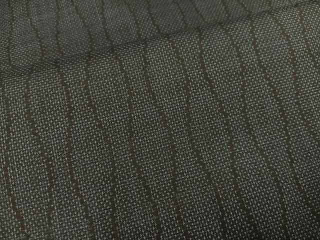 平和屋着物●本場大島紬 一元7マルキ 立涌文 正絹 逸品 AAAZ4943ph
