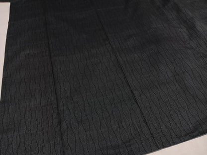 平和屋着物●本場大島紬 一元7マルキ 立涌文 正絹 逸品 AAAZ4943ph