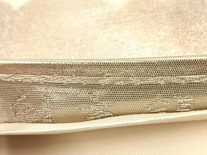 平和屋着物◎六通柄袋帯　飛鶴花車文　彩京錦　プラチナ箔二重引　正絹　逸品　BAAU6479yc
