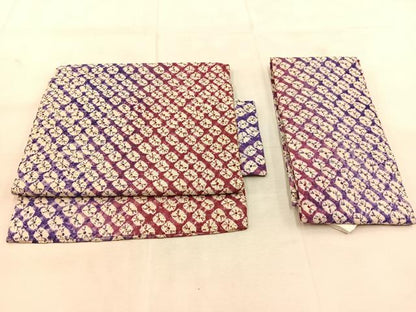 平和屋着物●つけ帯　紬地　総絞り　正絹　逸品　未使用　BAAU6531yc