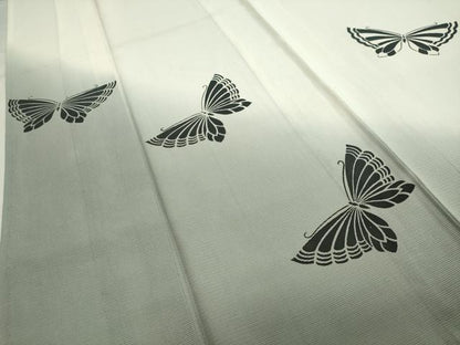 平和屋着物＊夏物 訪問着 絽 舞蝶文 暈し染め 正絹 逸品 CAAW9885gh