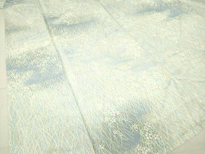 平和屋着物▽上質な小紋 単衣 草花文 正絹 逸品 DAAV5382az