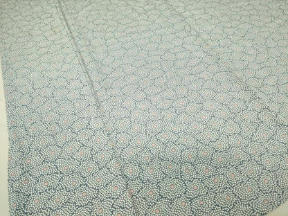 平和屋着物▽上質な小紋 単衣 菊尽くし 正絹 逸品 DAAV5394az
