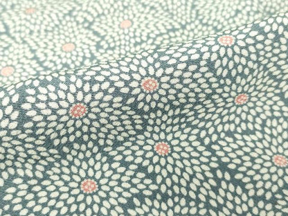 平和屋着物▽上質な小紋 単衣 菊尽くし 正絹 逸品 DAAV5394az