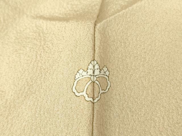 平和屋着物▽上質な色無地　単衣　作家物　肌色　正絹　逸品　DAAV5404az