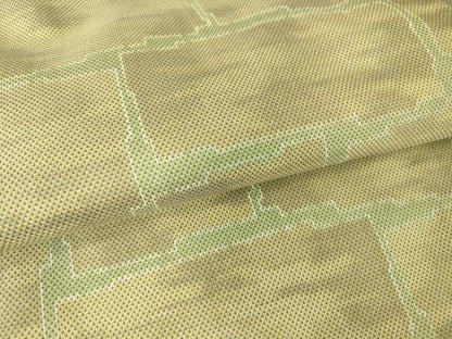 平和屋着物▽上質な紬 単衣 石畳文 正絹 逸品 DAAV5415az
