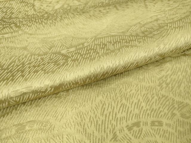 平和屋着物▽上質な色無地 単衣 籬地紋 抹茶色 正絹 逸品 未使用 DAAV5413az