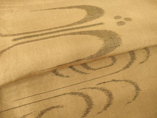 平和屋着物▽上質な紬 単衣 燕絣 正絹 逸品 未使用 DAAV5419az