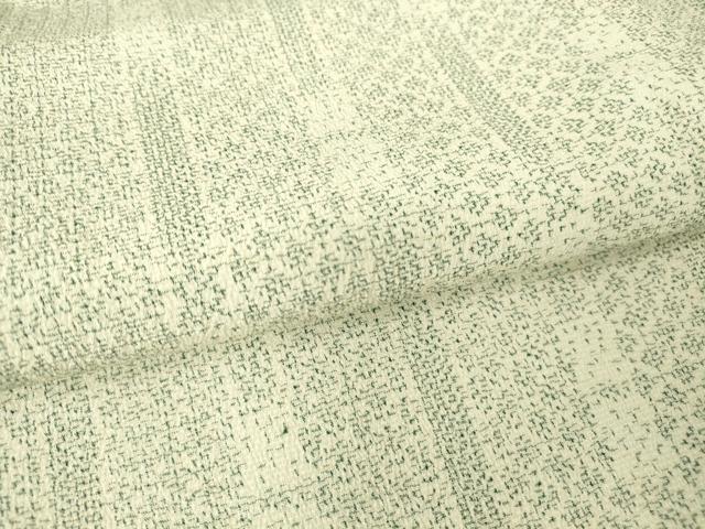 平和屋着物▽本塩沢 単衣 間道 正絹 逸品 DAAV5422az