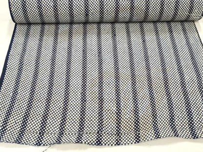 平和屋着物∴夏物 男性 浴衣 反物 着尺 網目間道 将棋駒 綿 逸品 未使用 DAAU7858zzz