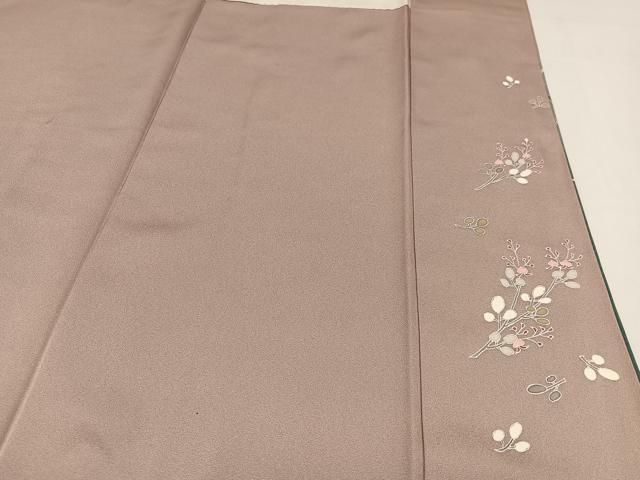 平和屋着物●訪問着 友禅 作家物 草花籬文 暈し染め 金彩 正絹 逸品 AAAZ6805ph