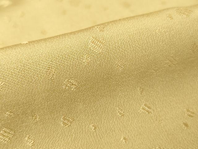 平和屋着物▽上質な色無地 単衣 箔散らし地紋 枯色 正絹 逸品 DAAV5536az
