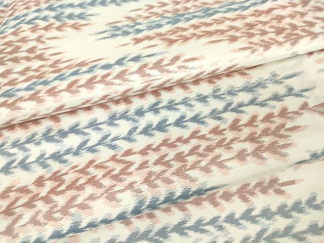 平和屋着物▽上質な紬 単衣 変わり縞 正絹 逸品 未使用 DAAV5573az