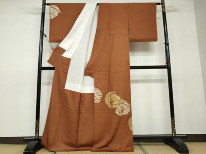 平和屋着物●訪問着 駒刺繍 月兎 金彩 正絹 逸品 DAAV4961ud