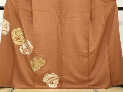 平和屋着物●訪問着 駒刺繍 月兎 金彩 正絹 逸品 DAAV4961ud