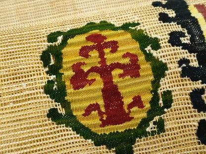 平和屋着物＊夏物 八寸名古屋帯 抽象文 正絹 逸品 CAAW6871fb