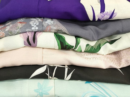 平和屋本店■夏物 訪問着 絽 紗 まとめて20点 鶴 花柄 手描き 駒刺繍 着用可能多数 全て正絹 se3592