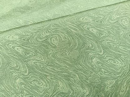 平和屋着物●お召　墨流し文　正絹　逸品　AABA1266ph