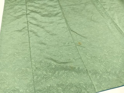 平和屋着物●お召　墨流し文　正絹　逸品　AABA1266ph