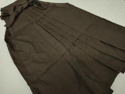 平和屋着物●男性　馬乗袴　霞文　正絹　逸品　DAAV6540ps