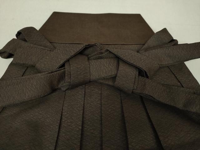 平和屋着物●男性　馬乗袴　霞文　正絹　逸品　DAAV6540ps