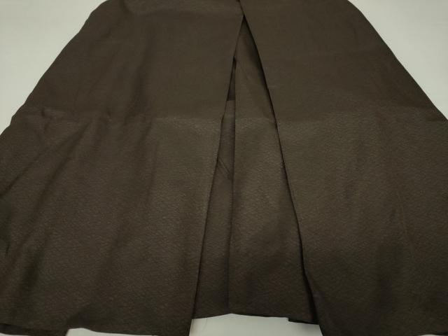 平和屋着物●男性　馬乗袴　霞文　正絹　逸品　DAAV6540ps