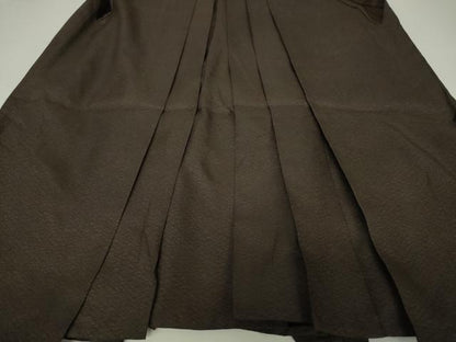 平和屋着物●男性　馬乗袴　霞文　正絹　逸品　DAAV6540ps
