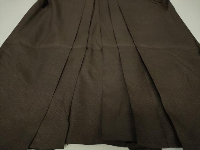 平和屋着物●男性　馬乗袴　霞文　正絹　逸品　DAAV6540ps