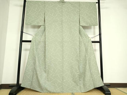 平和屋着物▽小紋 単衣 枝蕾 洗える着物 DAAV5605az