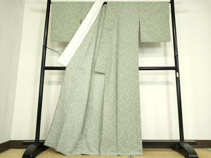 平和屋着物▽小紋 単衣 枝蕾 洗える着物 DAAV5605az