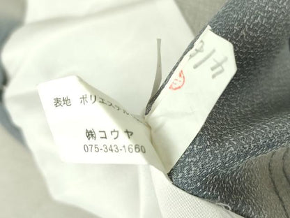 平和屋着物▽小紋 単衣 霞取雪輪花文 洗える着物 DAAV5606az