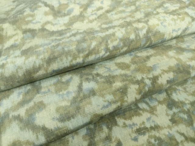 平和屋着物▽上質な紬 単衣 霞文 正絹 逸品 未使用 DAAV5611az