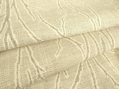 平和屋着物▽結城紬 単衣 樹木文 100亀甲 正絹 逸品 DAAV5676az