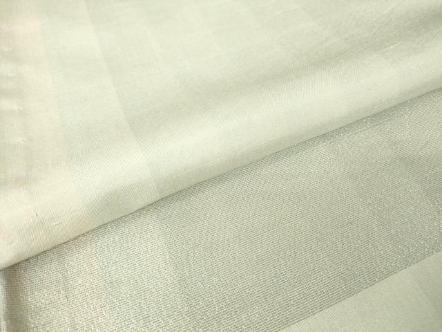 平和屋着物▽訪問着 単衣 紬地 横段文 ラメ 正絹 逸品 DAAV5580az