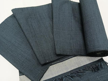 平和屋着物＊夏物　紗紬　反物　アンサンブル　幾何学文　着尺＋羽尺　逸品　未使用　CAAX3287qv