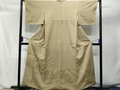 平和屋着物■豪華色留袖　枝葉文　正絹　逸品　CAAW7078fb