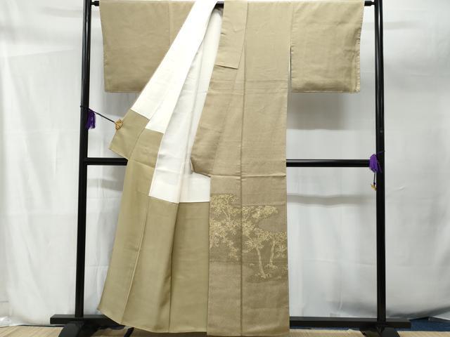 平和屋着物■豪華色留袖　枝葉文　正絹　逸品　CAAW7078fb