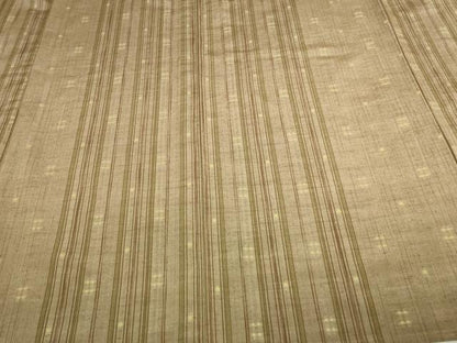 平和屋着物▽上質な紬 単衣 絣文様 正絹 逸品 DAAW9976sf