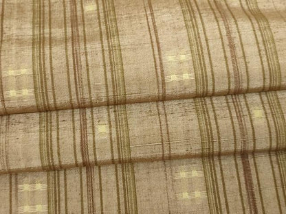 平和屋着物▽上質な紬 単衣 絣文様 正絹 逸品 DAAW9976sf