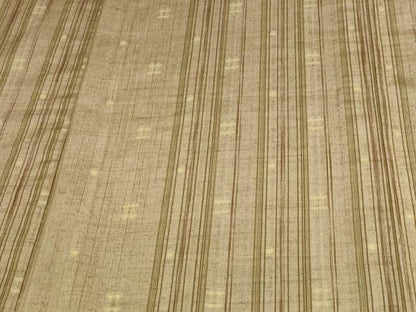 平和屋着物▽上質な紬 単衣 絣文様 正絹 逸品 DAAW9976sf