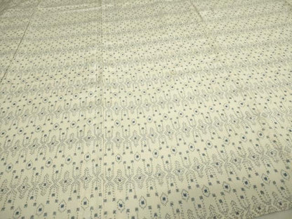 平和屋着物▽本塩沢 単衣 吉祥文 正絹 逸品 DAAV9987sf