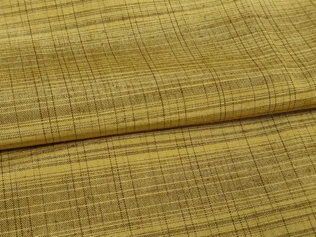 平和屋着物▽上質な紬 単衣 横段文 正絹 逸品 DAAV9988sf