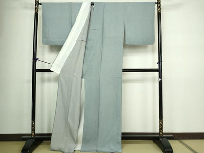 平和屋着物▽江戸小紋　単衣　南天文　正絹　逸品　DAAV9982sf