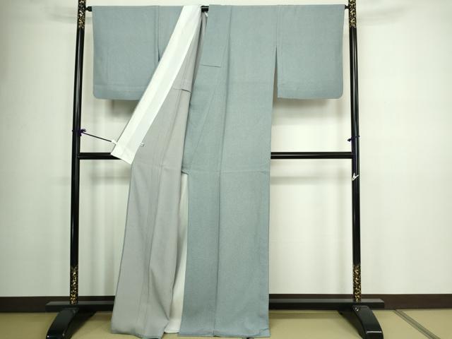 平和屋着物▽江戸小紋　単衣　南天文　正絹　逸品　DAAV9982sf