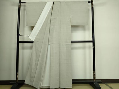 平和屋着物▽本塩沢 単衣 110亀甲 正絹 逸品 DAAV9989sf