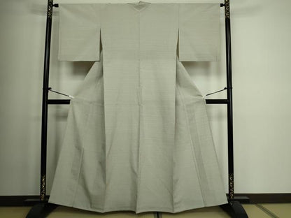 平和屋着物▽本塩沢 単衣 110亀甲 正絹 逸品 DAAV9989sf