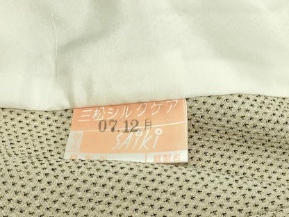 平和屋着物▽本塩沢 単衣 加絣 正絹 逸品 DAAV9993sf